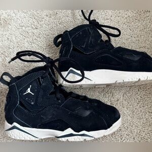 Little Jordan True Flight Black  Sneaker, size 11 Little Kid
